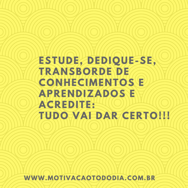 Estude, estude, estude