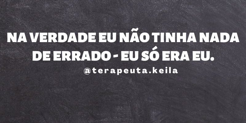 Aceite aquilo que te pertence