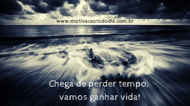 Estamos perdendo tempo