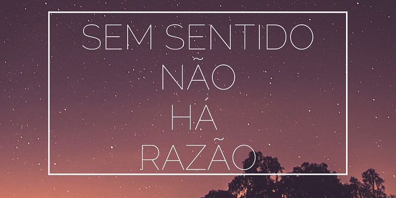 é de dentro para fora